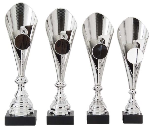Zilverkleurig trofee