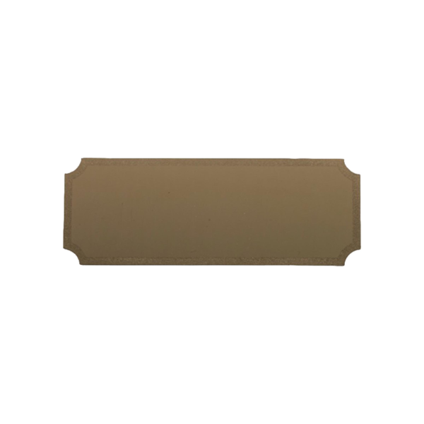 Gegraveerde metalen plaatje 6.2x2.4 cm - Afbeelding 5